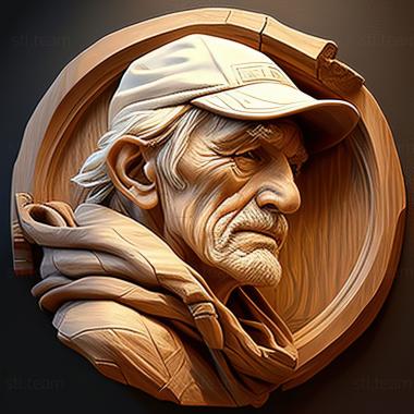 3D model Gregory Frank Harris American artist (STL)